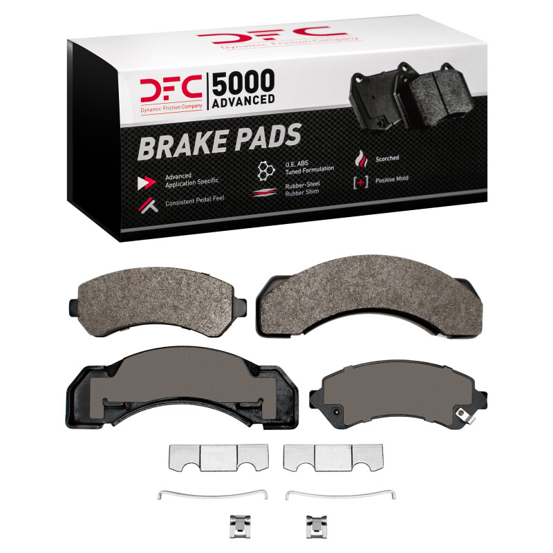Picture of DFC 73-00 Chevrolet P30 Rear/Front 5000 Advanced Semi Metallic Brake Pads and Hardware Kit