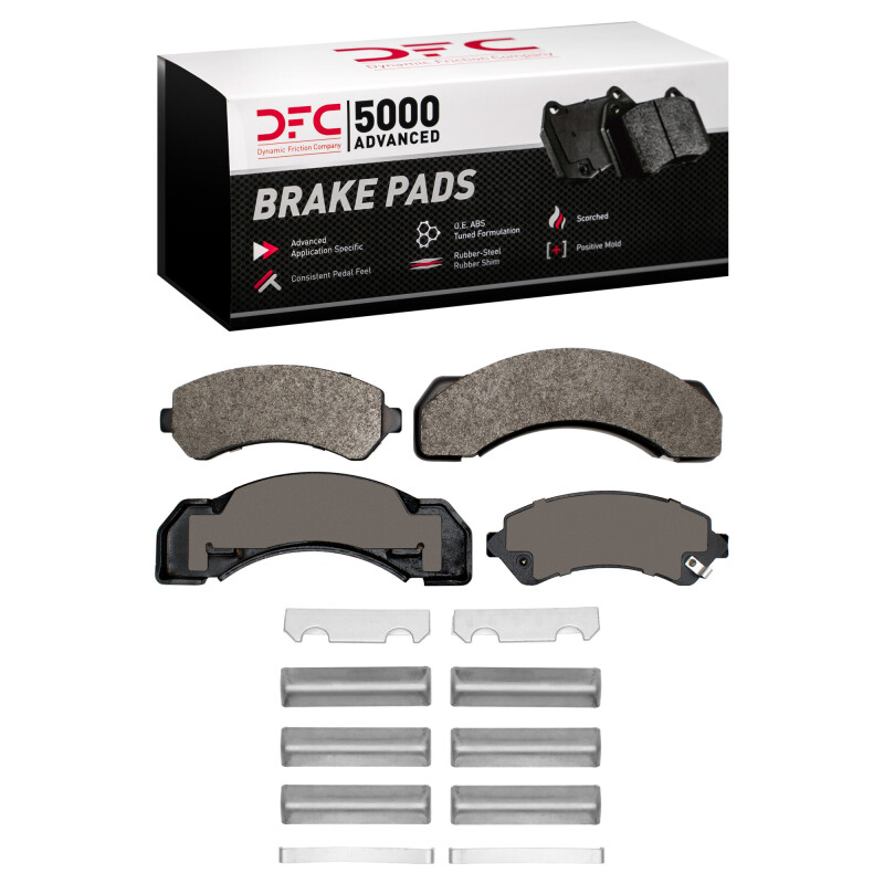 Picture of DFC 97-99 Chevrolet P30 Rear/Front 5000 Advanced Semi Metallic Brake Pads and Hardware Kit