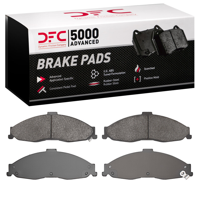 Picture of DFC 98-02 Chevrolet Camaro Front 5000 Advanced Semi Metallic Brake Pads