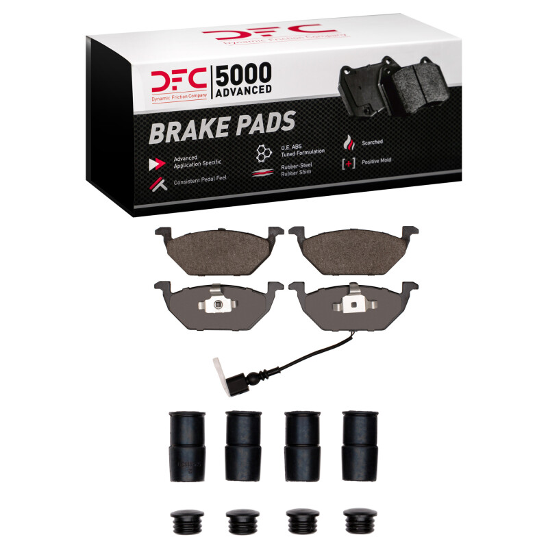 Picture of DFC 99-10 Volkswagen Golf Front 5000 Advanced Ceramic Brake Pads and Hardware Kit