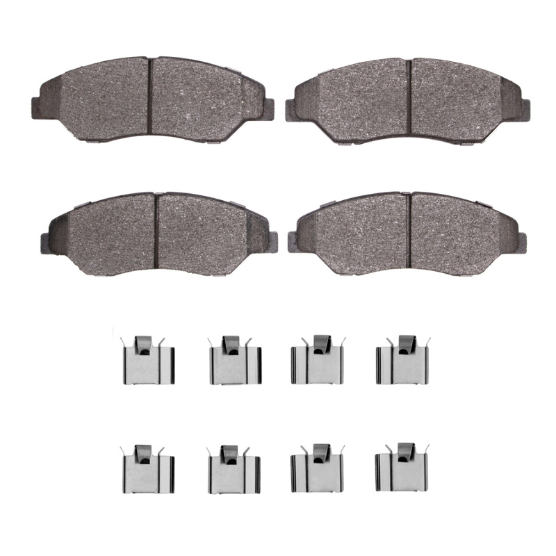 Picture of DFC 98-02 Kia Sportage (USA/Canada) Front 5000 Advanced Semi Metallic Brake Pads and Hardware Kit
