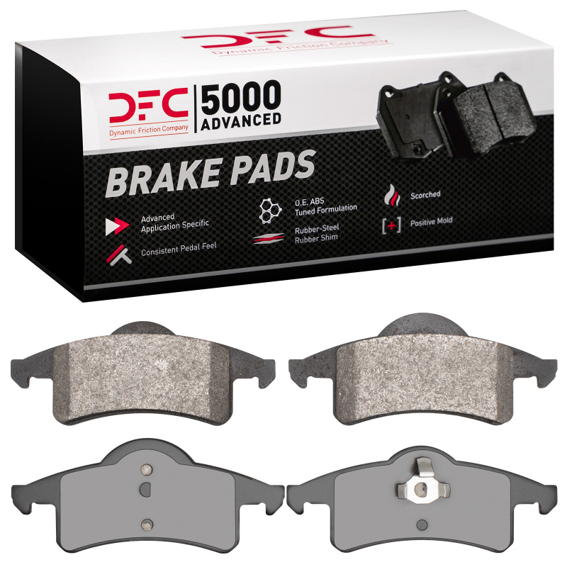 Picture of DFC 99-04 Jeep Grand Cherokee Rear 5000 Advanced Semi Metallic Brake Pads