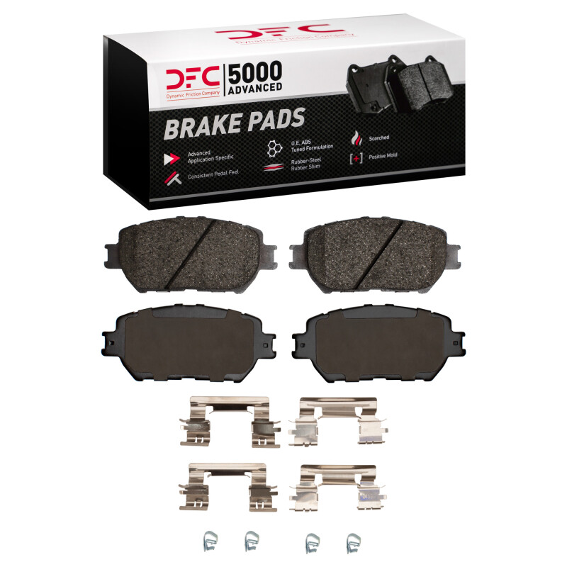 Picture of DFC 06-15 Lexus IS250 Front 5000 Advanced Ceramic Brake Pads and Hardware Kit