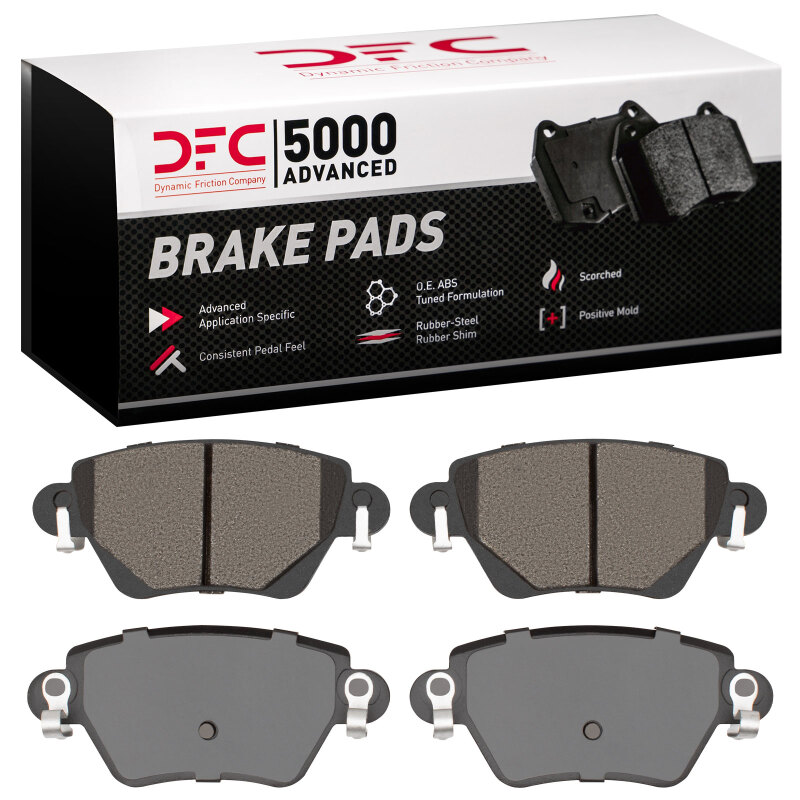 Picture of DFC 01-04 Ford Mondeo (Mexico) Rear 5000 Advanced Low Metallic Brake Pads