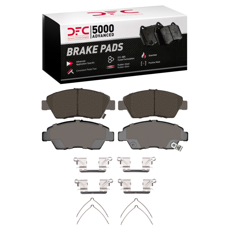Picture of DFC 12-15 Acura ILX Front 5000 Advanced Ceramic Brake Pads and Hardware Kit