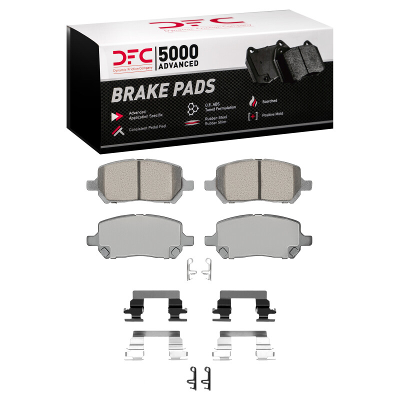 Picture of DFC 03-10 Chevrolet Cobalt Front 5000 Advanced Ceramic Brake Pads and Hardware Kit