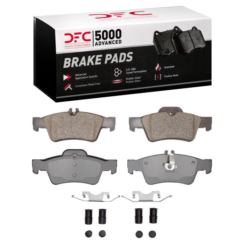 Picture of DFC 09-18 Mercedes-Benz SL550 Rear 5000 Advanced Ceramic Brake Pads and Hardware Kit