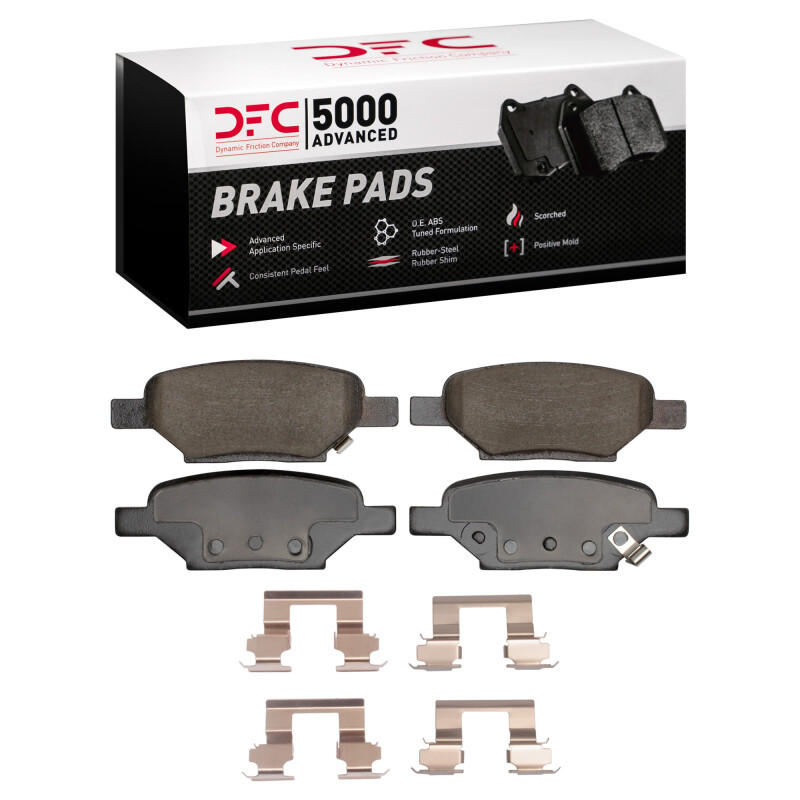 Picture of DFC 04-12 Chevrolet HHR Rear 5000 Advanced Ceramic Brake Pads and Hardware Kit