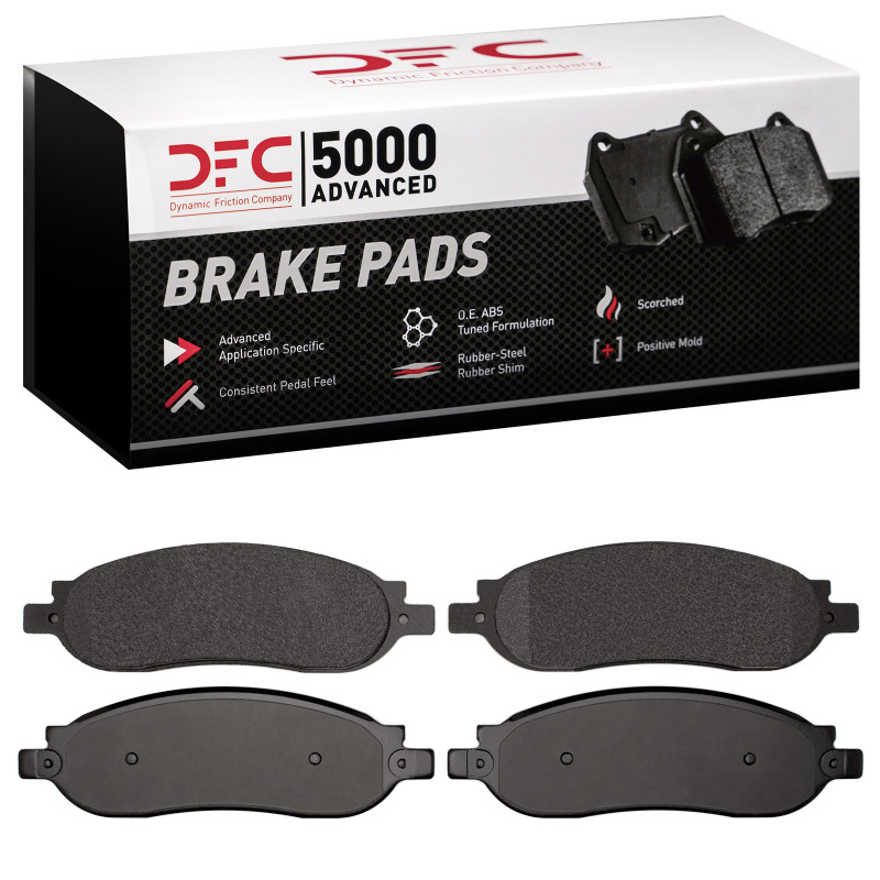 Picture of DFC 05-07 Ford F-350 Super Duty 2WD Rear 5000 Advanced Semi Metallic Brake Pads