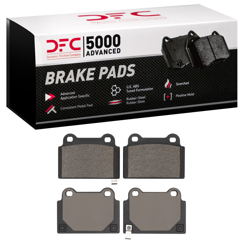Picture of DFC 08-15 Mitsubishi Lancer Rear 5000 Advanced Low Metallic Brake Pads