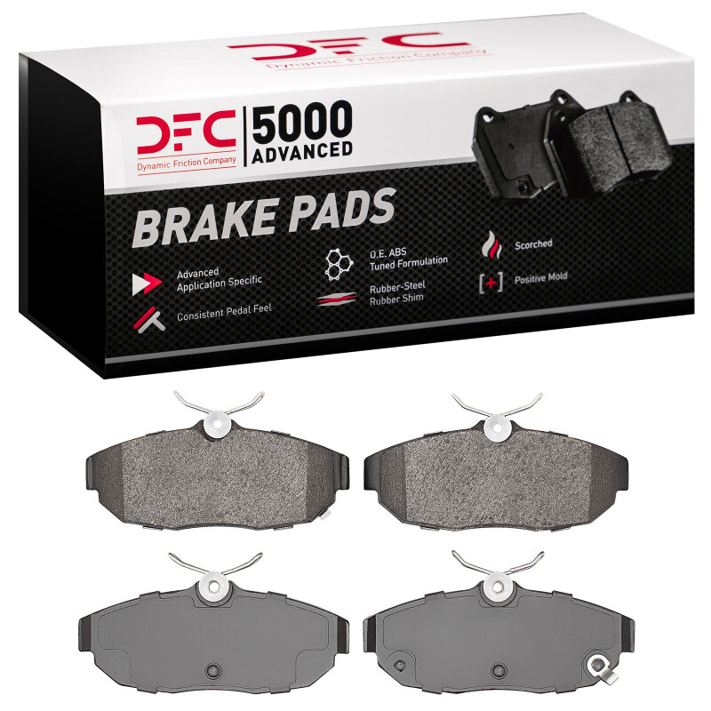 Picture of DFC 12-14 Ford Mustang Rear 5000 Advanced Low Metallic Brake Pads