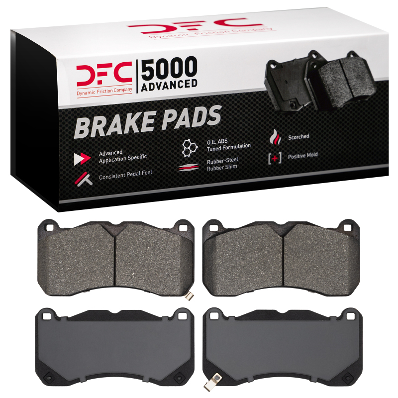 Picture of DFC 13-14 Ford Mustang Front 5000 Advanced Low Metallic Brake Pads