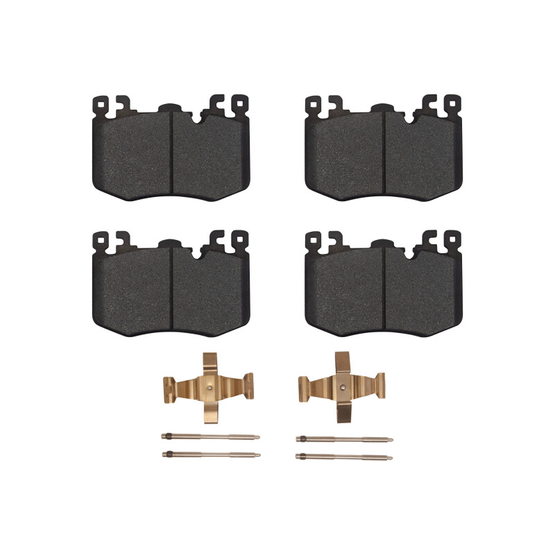 Picture of DFC 21-24 Polestar Polestar 2 Front 5000 Advanced Low Metallic Brake Pads and Hardware Kit