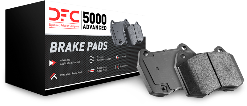 Picture of DFC 24-25 Ford Mustang Front 5000 Advanced Ceramic Brake Pads and Hardware Kit