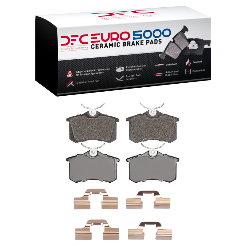 Picture of DFC Euro 5000 Ceramic Brake Pads - 1600-0340-01