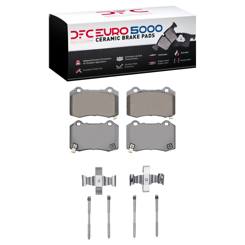 Picture of DFC Euro 5000 Ceramic Brake Pads - 1600-1053-03