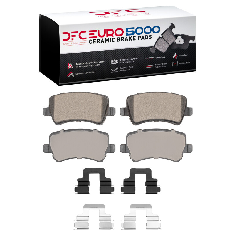 Picture of DFC Euro 5000 Ceramic Brake Pads - 1600-1307-01
