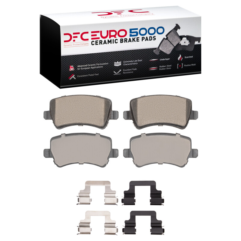 Picture of DFC Euro 5000 Ceramic Brake Pads - 1600-1307-02