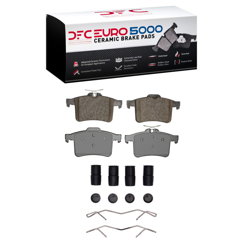 Picture of DFC Euro 5000 Ceramic Brake Pads - 1600-1449-02