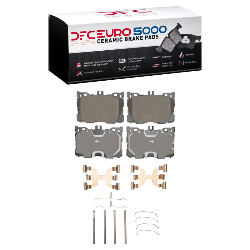 Picture of DFC Euro 5000 Ceramic Brake Pads - 1600-1871-01