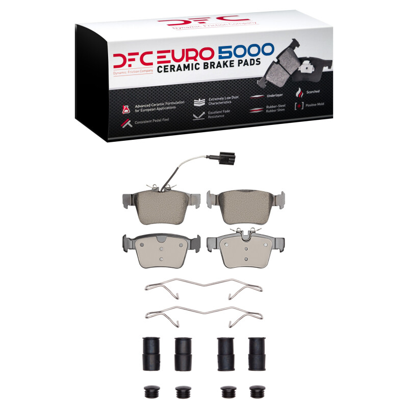 Picture of DFC Euro 5000 Ceramic Brake Pads - 1600-1989-01