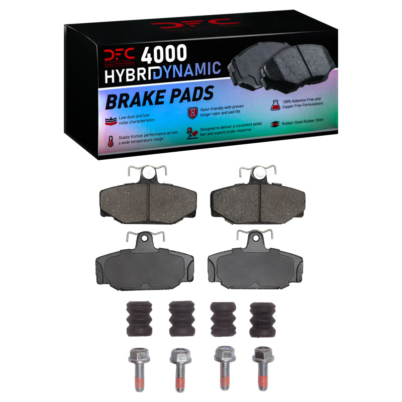 Picture of DFC 88-00 Volvo 760 Series Rear 4000 HybriDynamic Pads & Hardware Kit