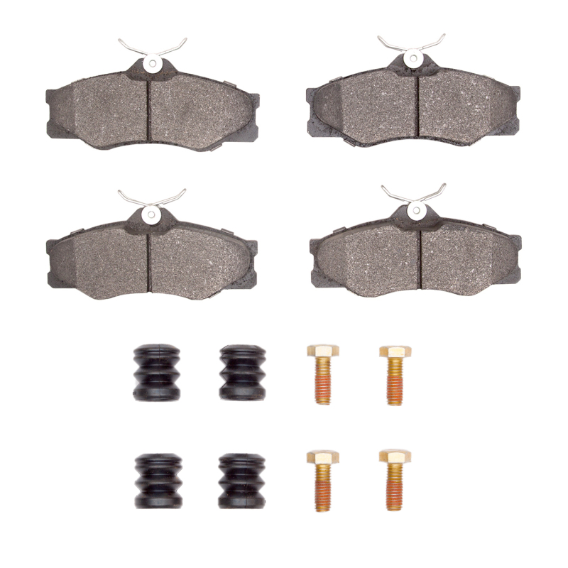 Picture of DFC 86-91 Volkswagen VanAGON Front 4000 HybriDynamic Brake Pads and Hardware Kit