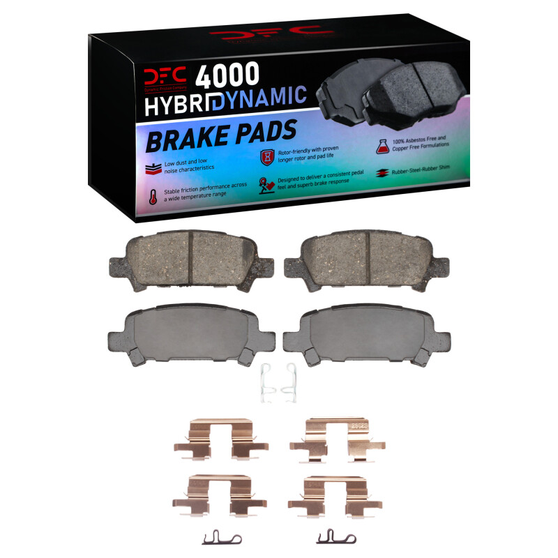 Picture of DFC 98-06 Subaru Impreza Rear 4000 HybriDynamic Brake Pads and Hardware Kit