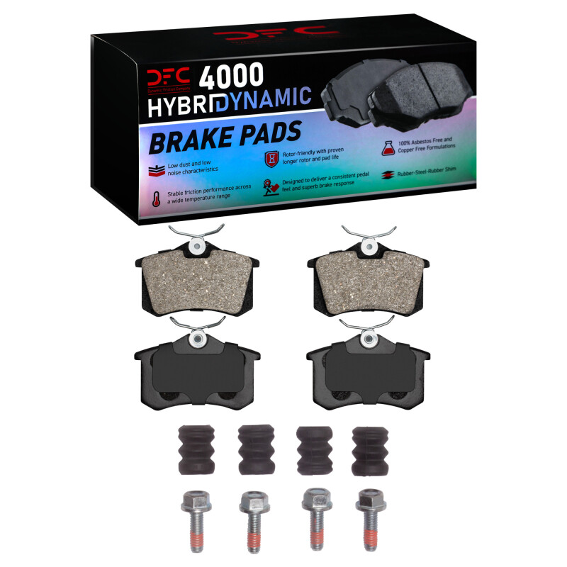 Picture of DFC 85-19 Audi A3 Rear 4000 HybriDynamic Brake Pads and Hardware Kit