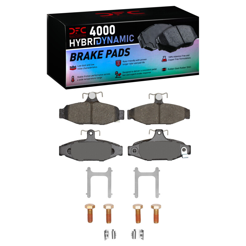 Picture of DFC 85-97 Chevrolet Camaro Rear 4000 HybriDynamic Brake Pads and Hardware Kit