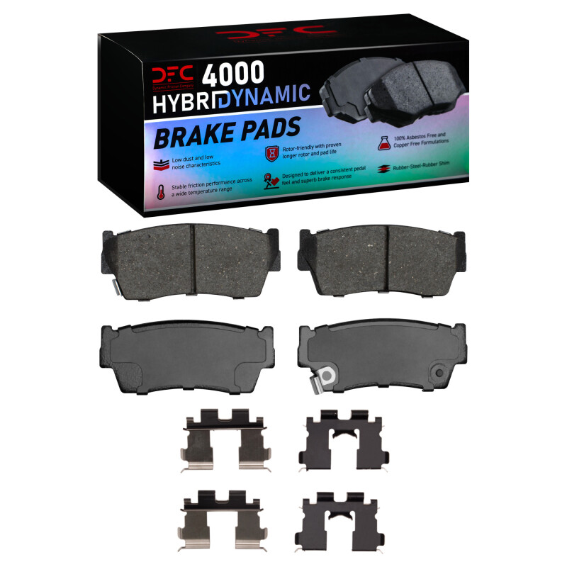 Picture of DFC 89-98 Chevrolet/Geo Tracker Front 4000 HybriDynamic Brake Pads and Hardware Kit