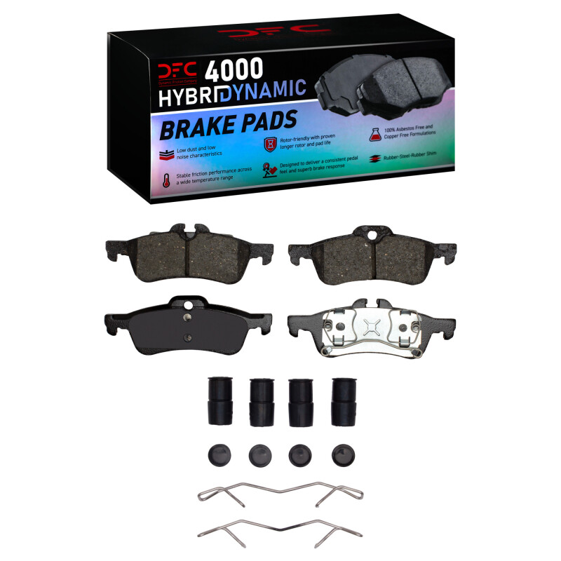 Picture of DFC 02-08 Mini Cooper (Excl Clubman) Rear 4000 HybriDynamic Brake Pads and Hardware Kit