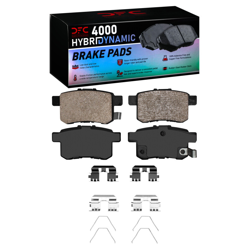 Picture of DFC 08-17 Acura TSX Rear 4000 HybriDynamic Brake Pads and Hardware Kit