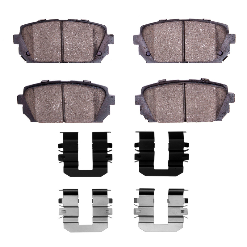 Picture of DFC 07-12 Kia Rondo (USA) Rear 4000 HybriDynamic Brake Pads and Hardware Kit