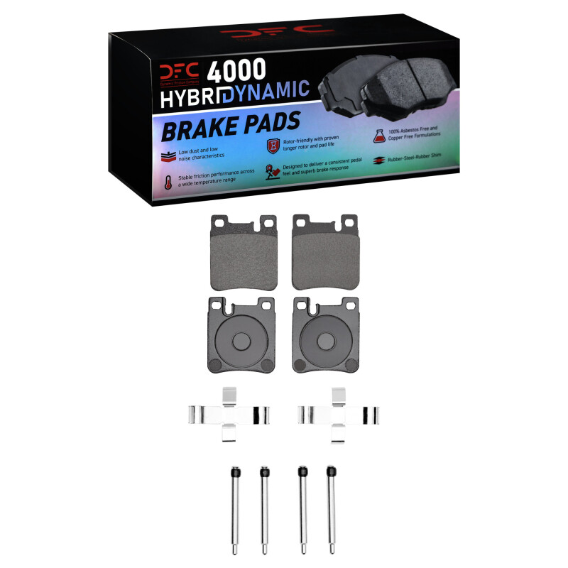 Picture of DFC 91-03 Mercedes-Benz 300SE Rear 4000 HybriDynamic Brake Pads and Hardware Kit