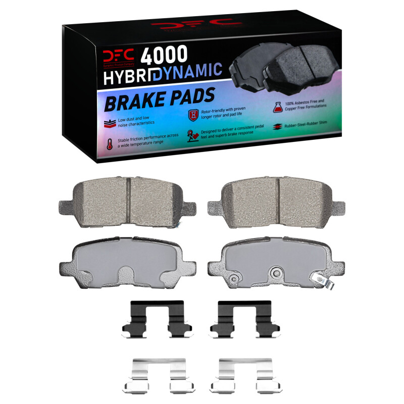 Picture of DFC 04-16 Buick Allure Rear 4000 HybriDynamic Brake Pads and Hardware Kit