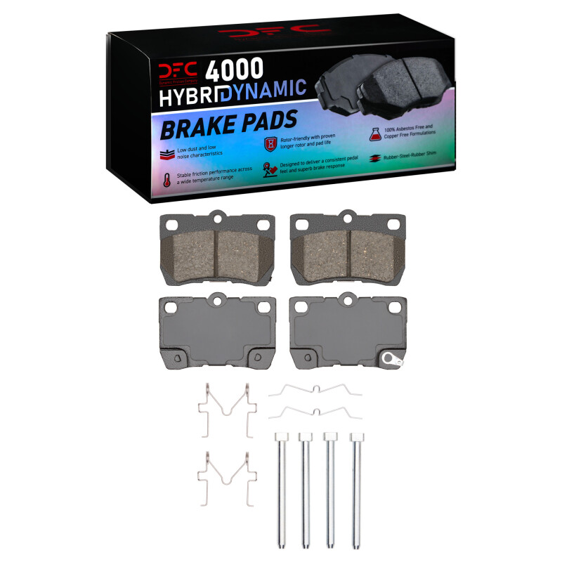 Picture of DFC 06-13 Lexus IS250 Rear 4000 HybriDynamic Brake Pads and Hardware Kit