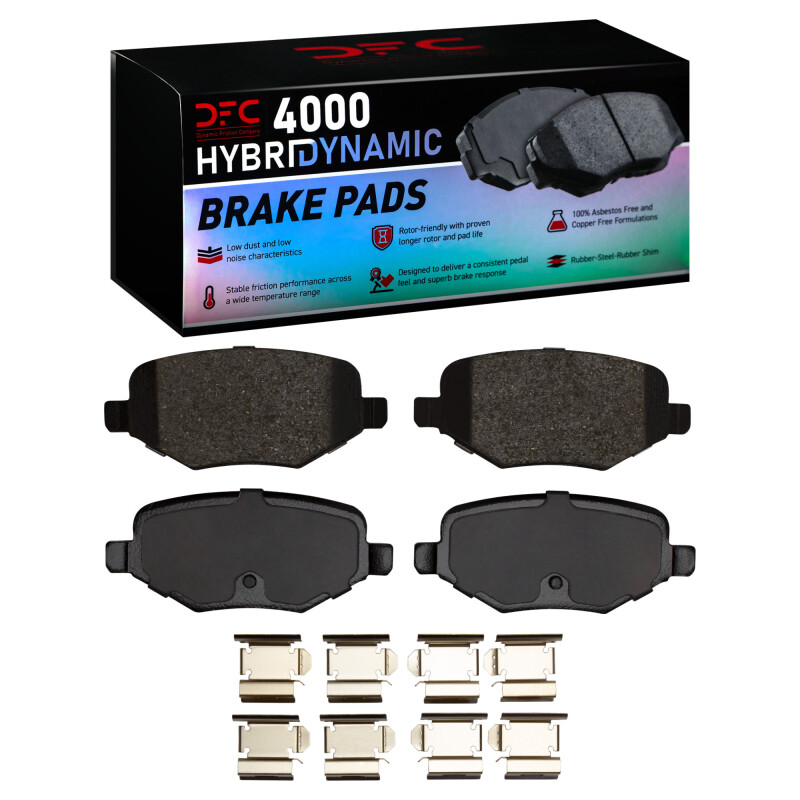 Picture of DFC 13-16 Lincoln MKT Rear 4000 HybriDynamic Brake Pads and Hardware Kit