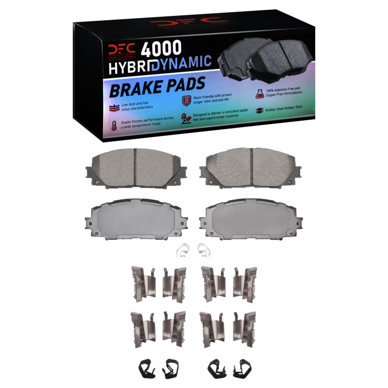Picture of DFC 10-22 Lexus CT200H Front 4000 HybriDynamic Brake Pads and Hardware Kit