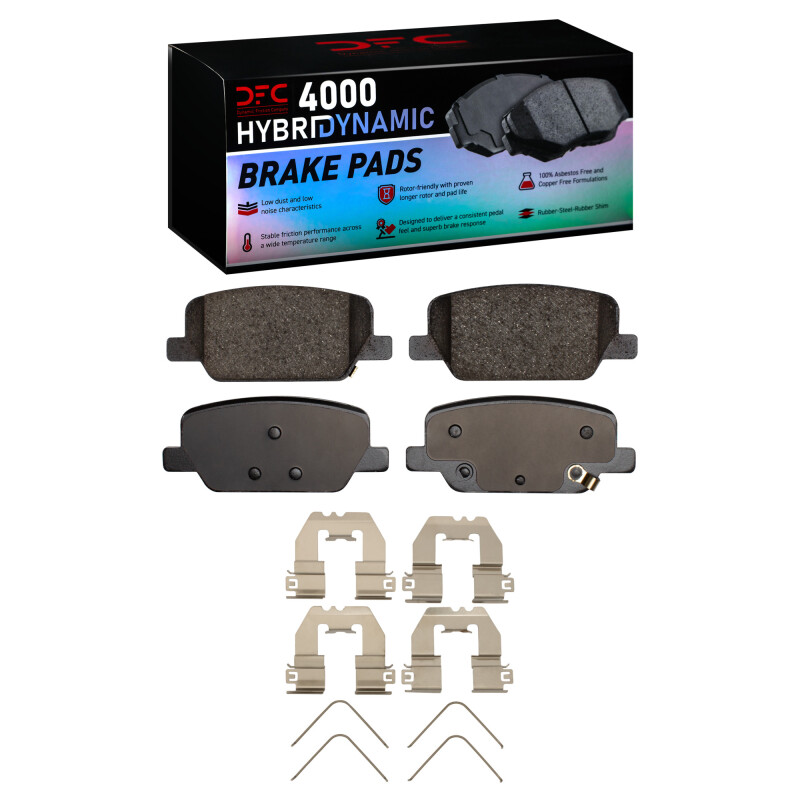 Picture of DFC 19-25 Hyundai Palisade Rear 4000 HybriDynamic Brake Pads and Hardware Kit