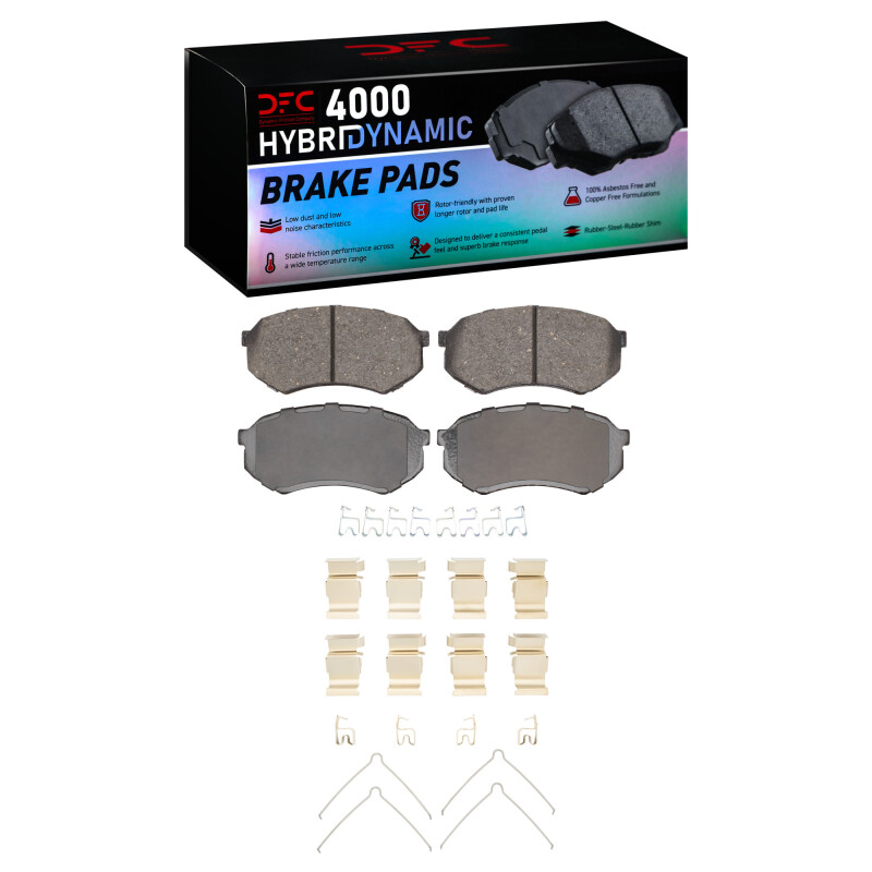 Picture of DFC 89-04 Mitsubishi Fuso FE Front 4000 HybriDynamic Brake Pads and Hardware Kit