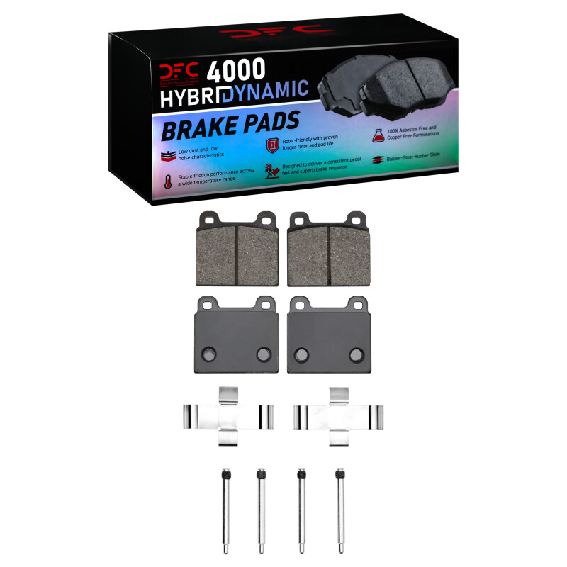 Picture of DFC 63-76 Alfa Romeo BERLINA Front 4000 HybriDynamic Brake Pads and Hardware Kit