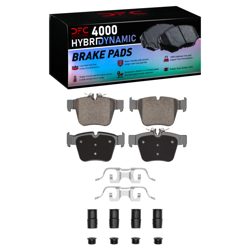 Picture of DFC 16-23 Mercedes-Benz GLC300 Rear 4000 HybriDynamic Brake Pads and Hardware Kit