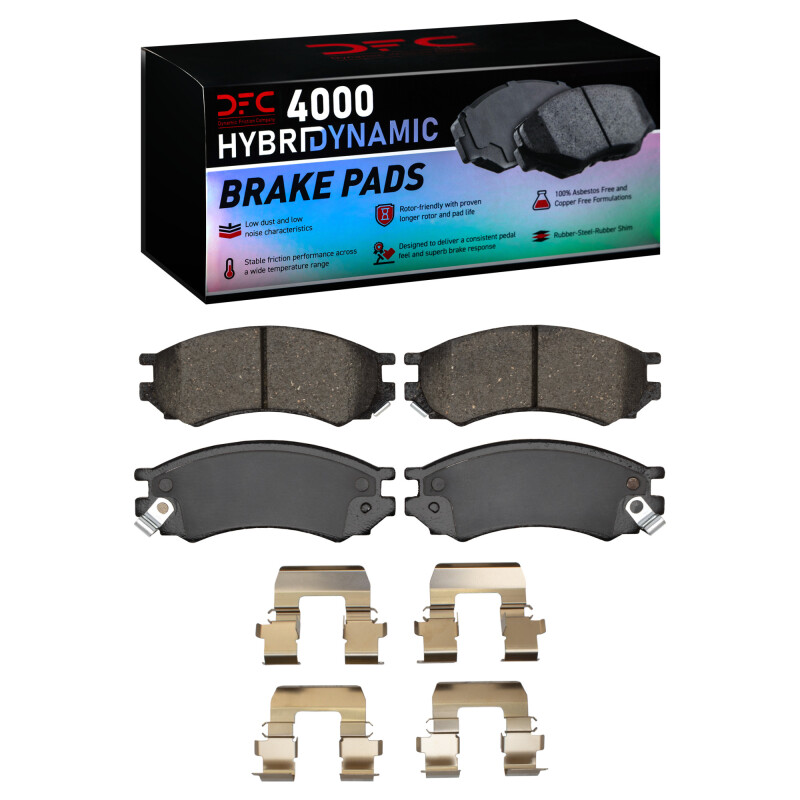 Picture of DFC 91-02 Saturn SC2 Front 4000 HybriDynamic Brake Pads and Hardware Kit