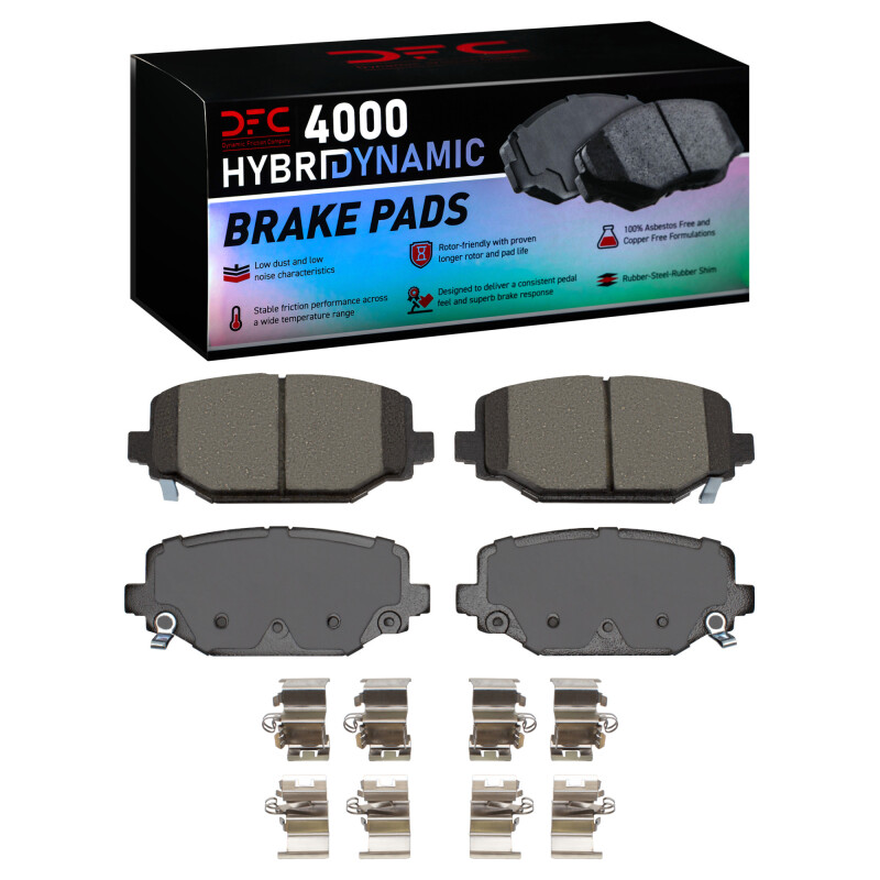 Picture of DFC 12-20 Chrysler Town & Country Rear 4000 HybriDynamic Brake Pads and Hardware Kit