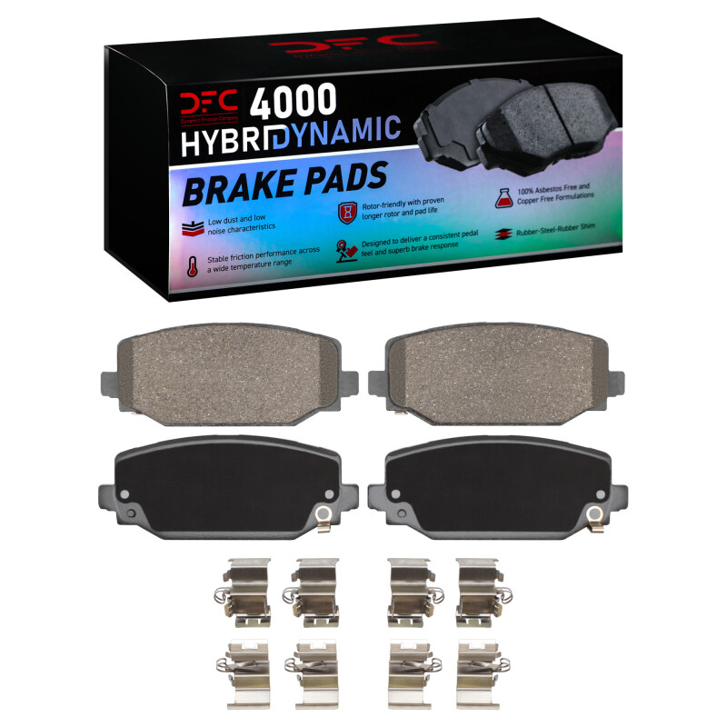 Picture of DFC 21-25 Jeep Grand Cherokee L Rear 4000 HybriDynamic Brake Pads and Hardware Kit