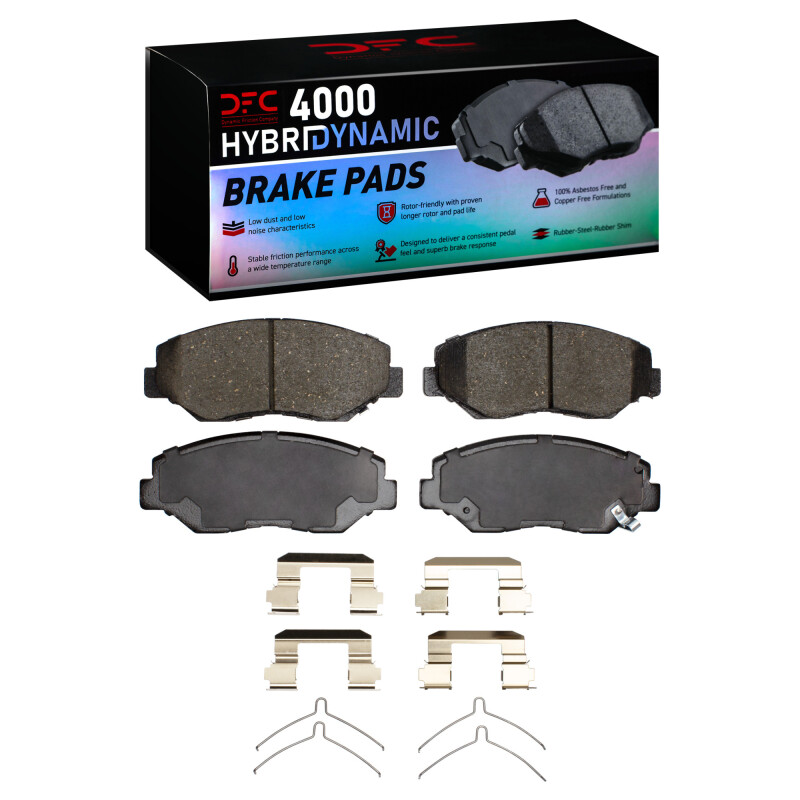 Picture of DFC 03-08 Honda Pilot Front 4000 HybriDynamic Brake Pads and Hardware Kit