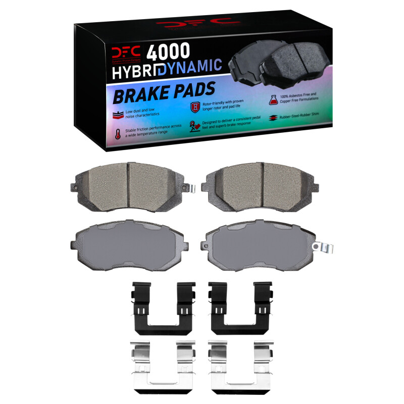 Picture of DFC 02-10 Subaru Impreza Front 4000 HybriDynamic Brake Pads and Hardware Kit