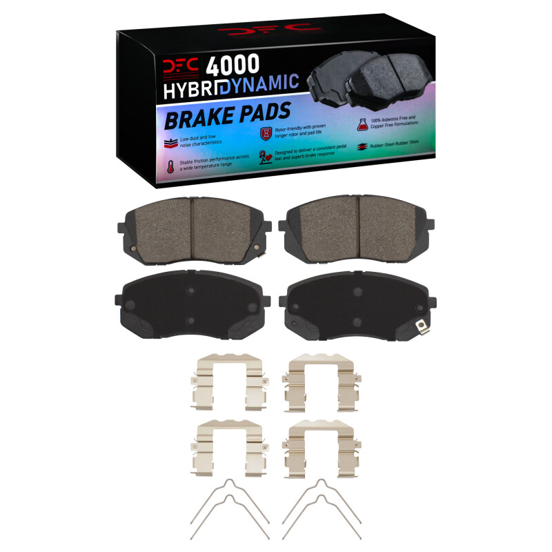 Picture of DFC 17-25 Hyundai Veloster Front 4000 HybriDynamic Brake Pads and Hardware Kit