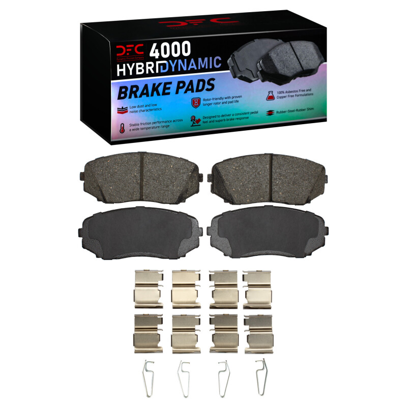Picture of DFC 07-25 Ford Edge Front 4000 HybriDynamic Brake Pads and Hardware Kit